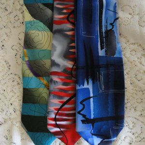 Trio of Jerry Garcia Neck Ties